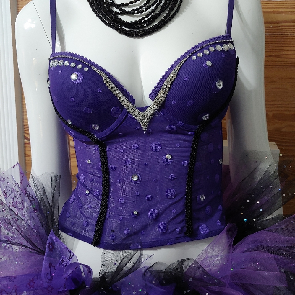 Purple Passion Tutu Festival set with corset